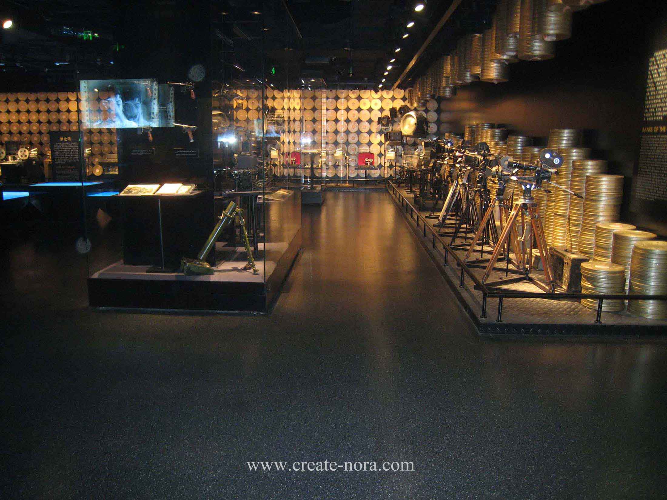 the photo of nora rubber flooring in Shanghai Film Museum 6